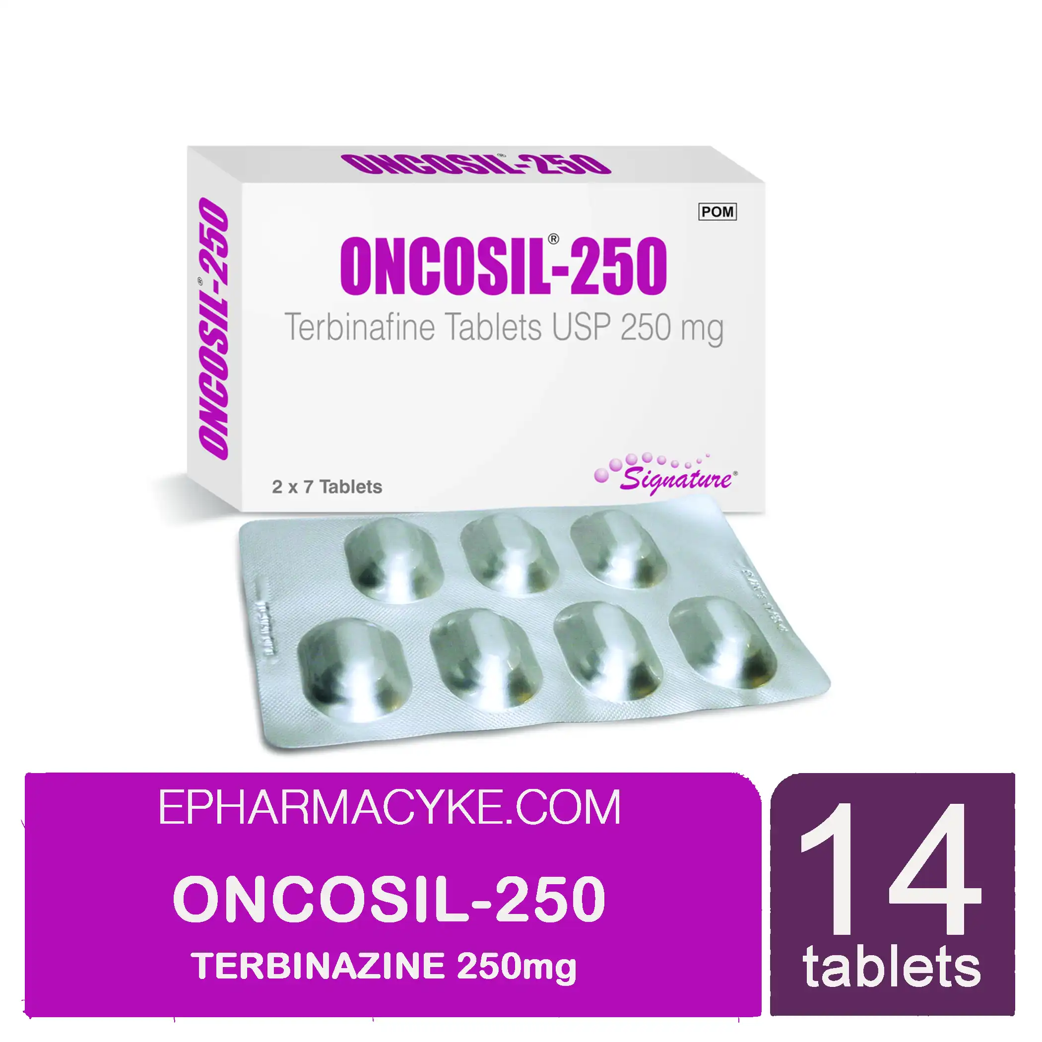 ONCOSIL TERBINAFINE 250MG 14 TABS