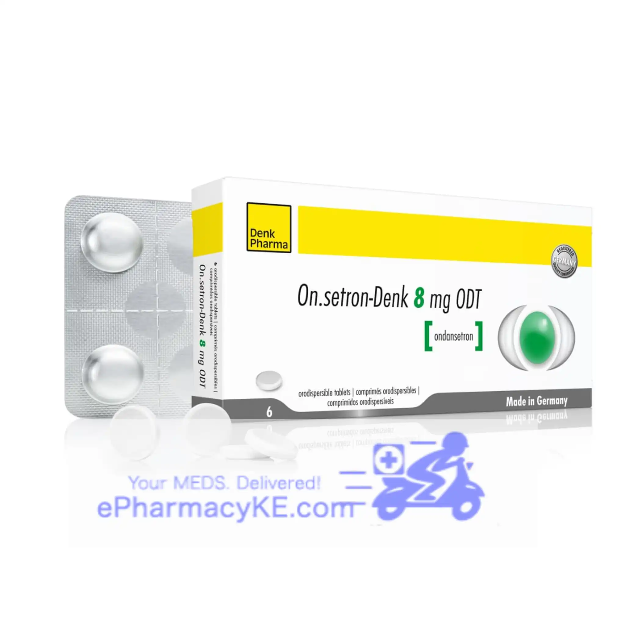 ONSETRON-DENK ONDANSETRON 8MG - 6 TABS