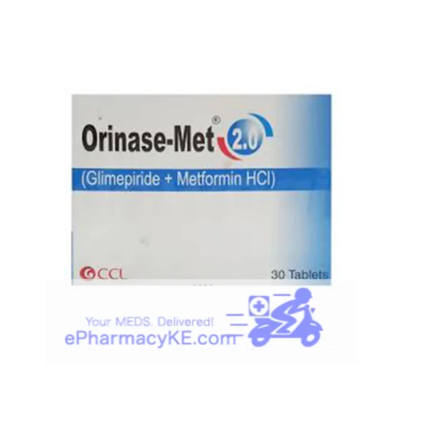 ORINASE-MET 2.0 GLIMEPRIDE 2MG/METFOMIN 500MG TABS