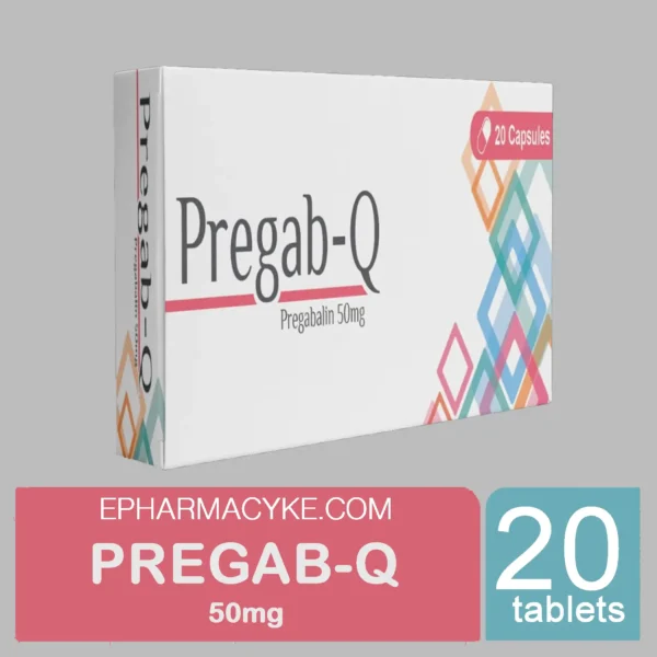 PREGAB Q PREGABALIN 50MG CAPS 20'S