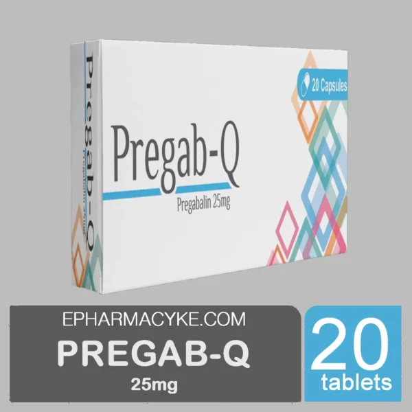 PREGAB Q PREGABALIN 25MG CAPS 20'S