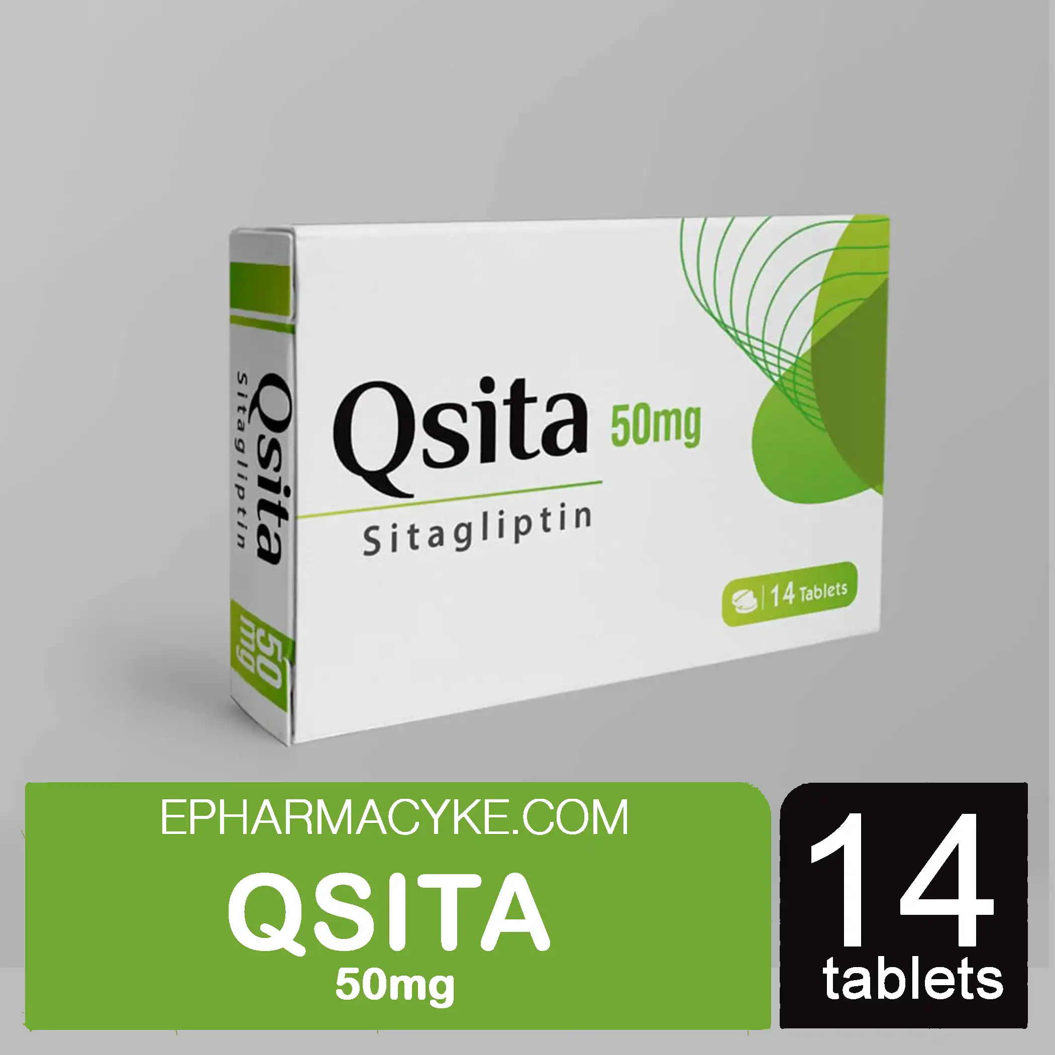 QSITA SITAGLIPTIN 50MG TABS 14'S
