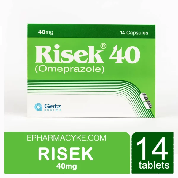 RISEK OMEPRAZOLE 40MG CAPS - 14'S