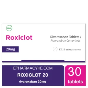 ROXICLOT RIVAROXABAN 20MG TABLETS (3 X 10’S)