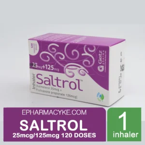 SALTROL 25/125 INHALER SALMETROL 25MCG/FLUTICASONE 125MCG - 1'S