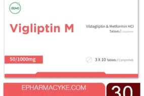 VIGLIPTIN M 50/1000 VILDAGLIPTIN 50MG/METFORMIN 1000MG TABLETS 30'S
