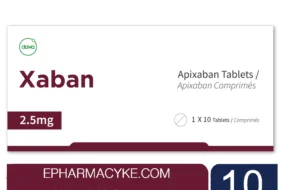 XABAN APIXABAN 2.5MG TABLETS 20'S