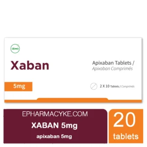 XABAN APIXABAN 5MG TABLETS (2 X 10’S)