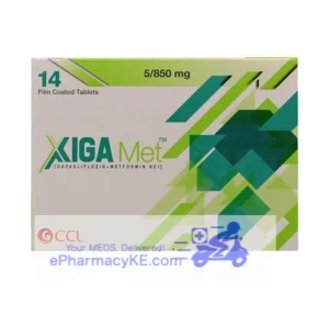 XIGA-MET 5/850 DAPAGLIFLOZIN 5MG/METFORMIN 850 TABS 28'S