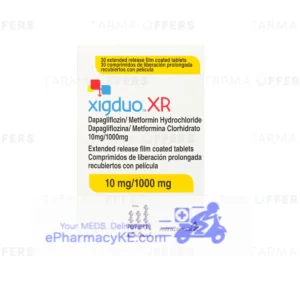 XIGDUO XR DAPAGLIFLOZIN 10/METFORMIN 1000MG TABS 30'S