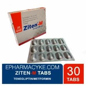 ZITEN-M 20/1000 TENELIGLIPTIN/METFORMIN - 30 TABS