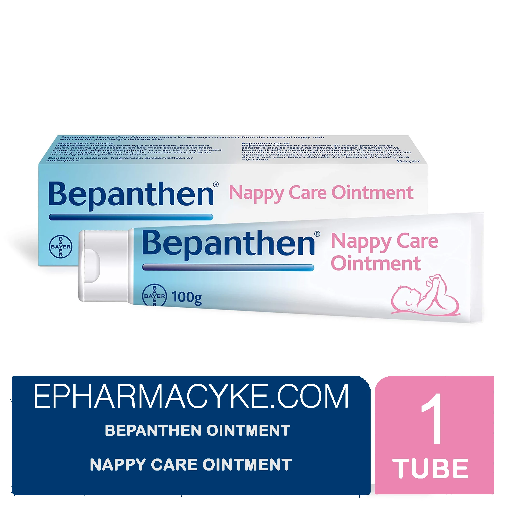 BEPANTHEN OINTMENT FOR NAPPY RASH - 100GMS